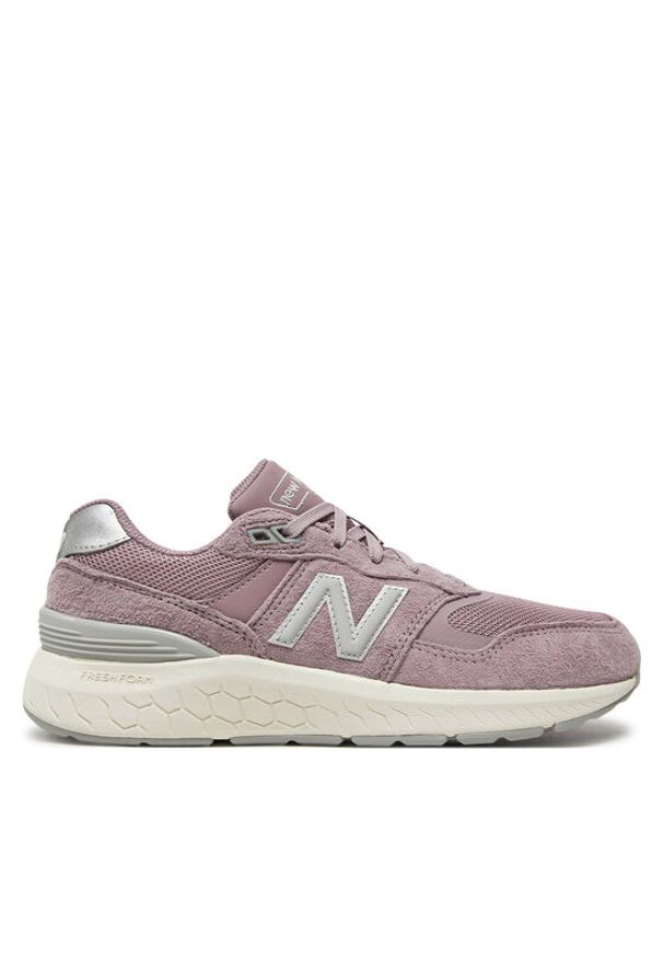 New Balance Sneakersy Walking 880 WW880TW6 Różowy. Kolor: różowy. Materiał: skóra, zamsz