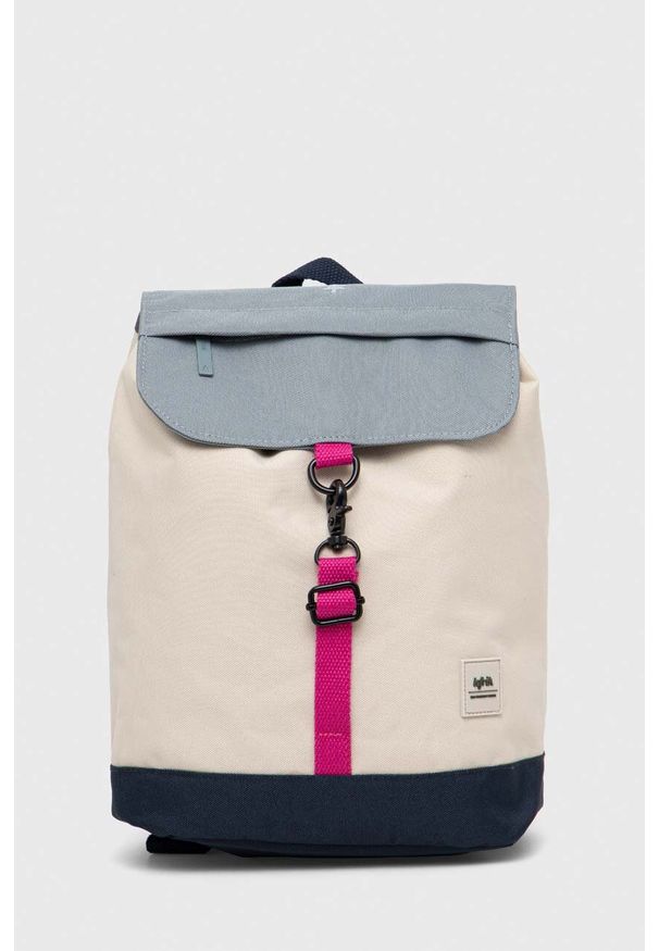 Lefrik plecak kolor niebieski mały wzorzysty. Kolor: niebieski. Materiał: poliester