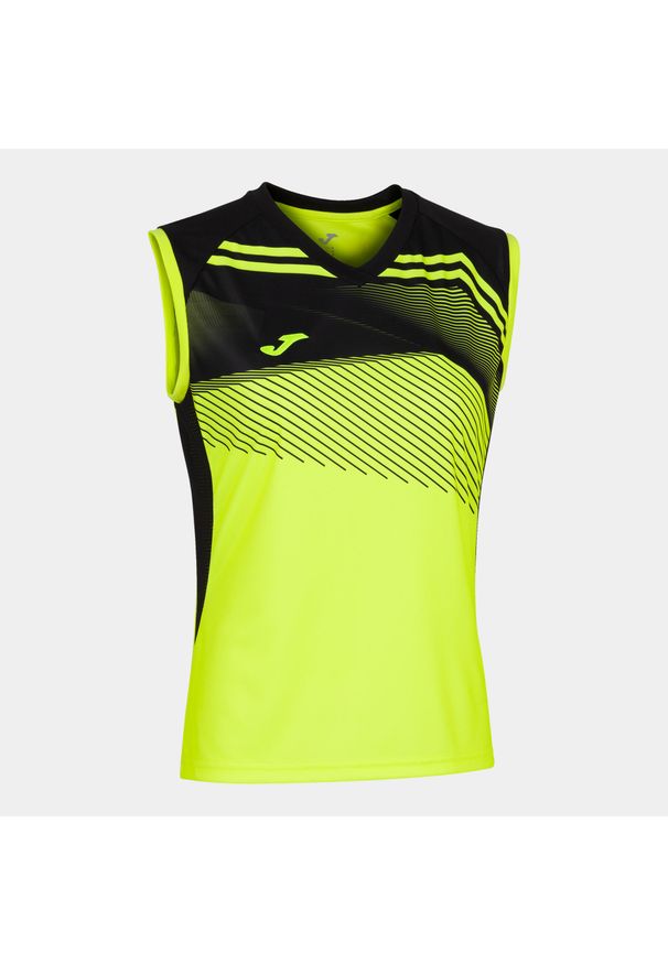 Koszulka do siatkówki damska Joma Supernova II. Kolor: czarny, wielokolorowy, żółty. Sport: siatkówka