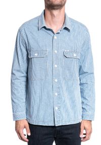 Lee - KOSZULA MĘSKA LEE WORKWEAR OVERSHIRT SUMMER WASH L68DIWES. Kolor: niebieski #5