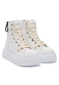 Inuikii Trampki Matilda Canvas High 30103-025 Biały. Kolor: biały. Materiał: materiał #4