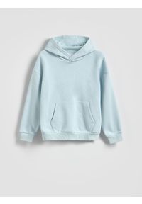 Reserved - Bawełniana bluza - jasnoniebieski. Kolor: niebieski. Materiał: bawełna #1
