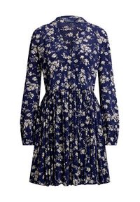 Polo Ralph Lauren Sukienka codzienna 211972064001 Granatowy Regular Fit. Okazja: na co dzień. Typ kołnierza: polo. Kolor: niebieski. Materiał: wiskoza. Typ sukienki: proste. Styl: casual #5
