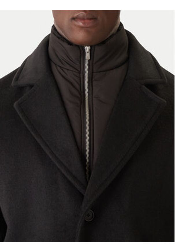 Jack & Jones Płaszcz przejściowy Blastanford 12286263 Czarny Regular Fit. Kolor: czarny. Materiał: syntetyk
