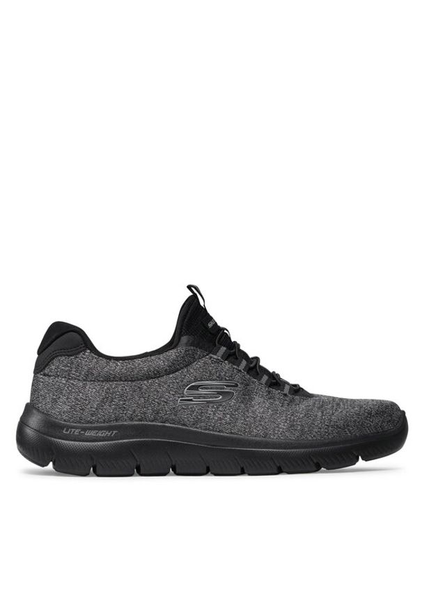 skechers - Skechers Sneakersy Forton 52813/BBK Szary. Kolor: szary. Materiał: materiał