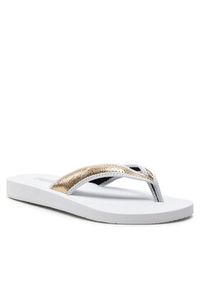 Puma Japonki Sandy Flip Metallic Shine 700511-01 Biały. Kolor: biały. Materiał: materiał #5