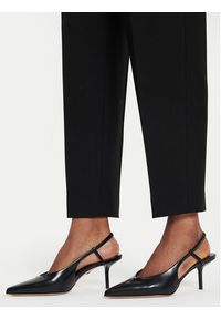 BOSS - Boss Chinosy Tetisa 50518802 Czarny Relaxed Fit. Kolor: czarny. Materiał: wiskoza