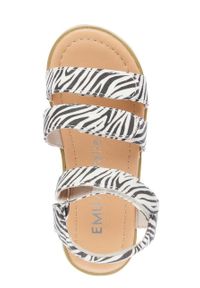 EMU Australia - Emu Australia sandały dziecięce kolor czarny. Zapięcie: rzepy. Kolor: czarny. Materiał: materiał, skóra, guma #3