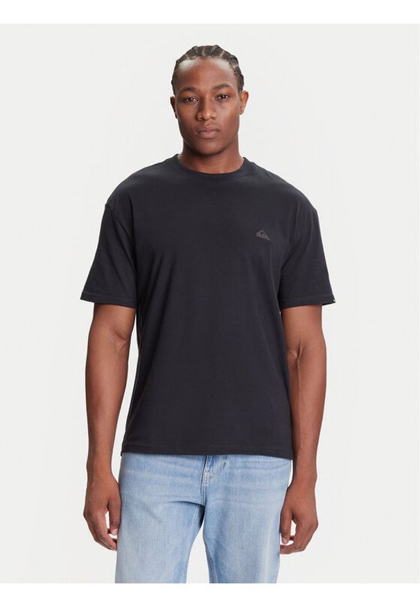 Quiksilver T-Shirt Salt Water Ss EQYZT08204 Czarny Regular Fit. Kolor: czarny. Materiał: bawełna