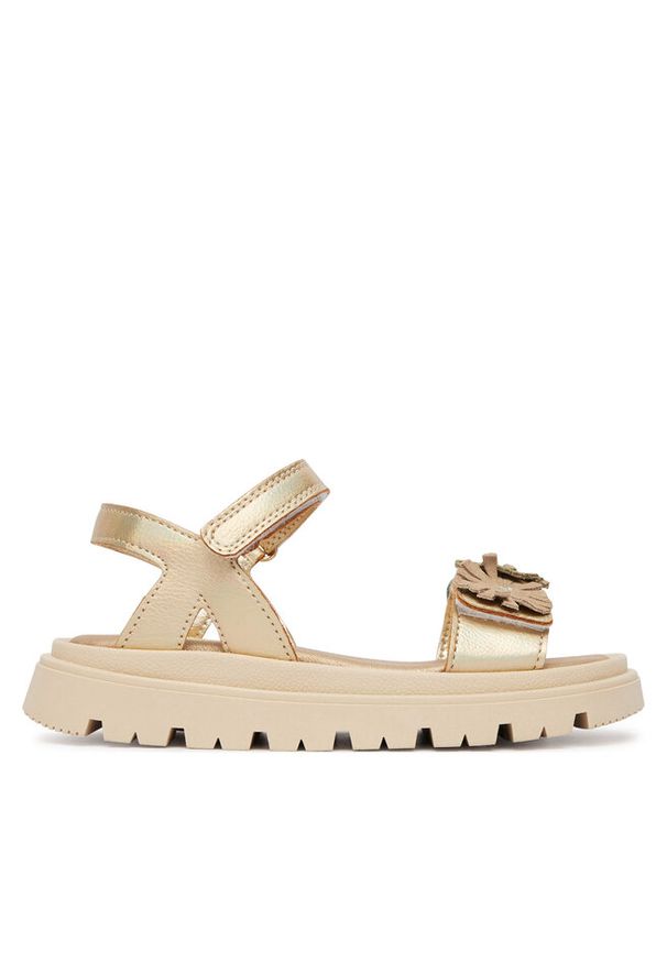 Sandały Primigi. Kolor: złoty