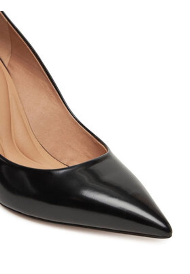 TOMMY HILFIGER - Tommy Hilfiger Szpilki Closed Pump FW0FW08969 Czarny. Kolor: czarny. Materiał: skóra. Obcas: na szpilce