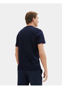 Tom Tailor T-Shirt 1037735 Granatowy Regular Fit. Kolor: niebieski. Materiał: bawełna