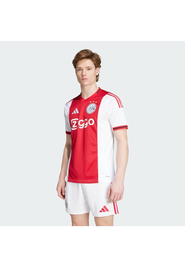 Adidas - Koszulka Ajax Amsterdam 25/26 Home. Kolor: biały. Sport: piłka nożna