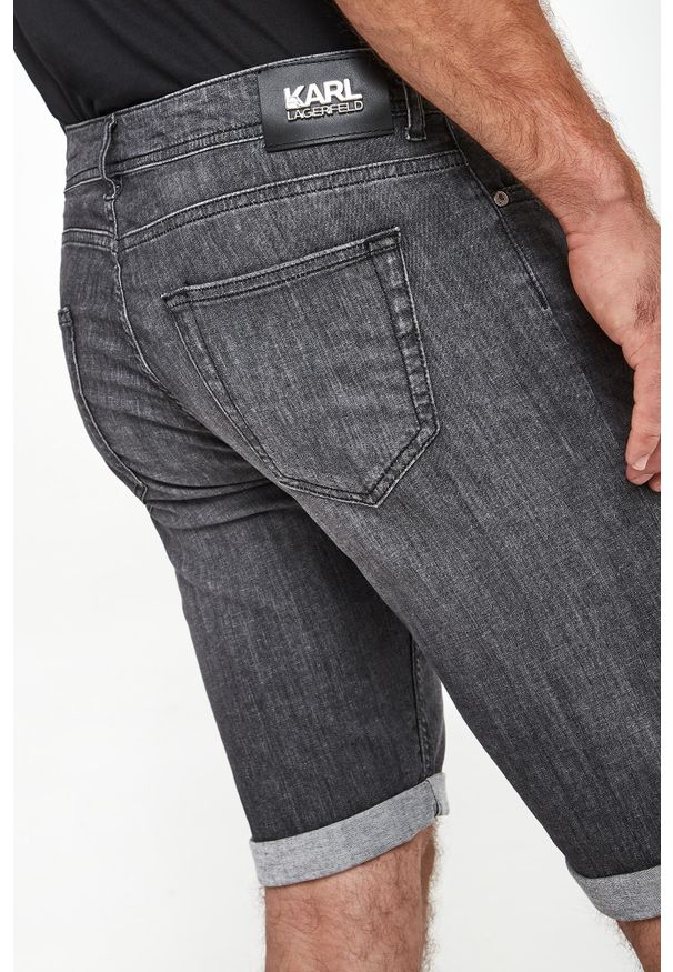 Karl Lagerfeld - Szorty jeansowe męskie KARL LAGERFELD. Materiał: jeans