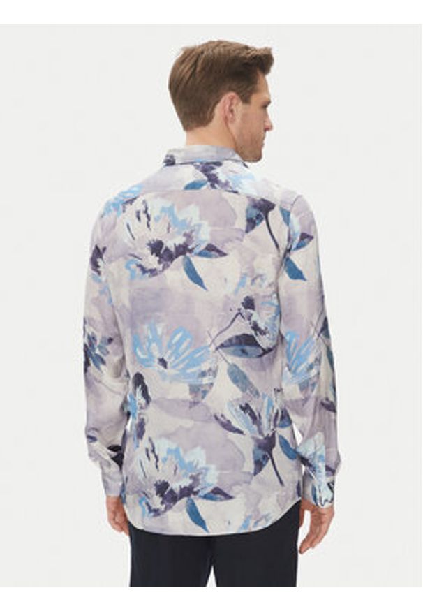 Marciano Guess Koszula 5GHH21 4467Z Błękitny Regular Fit. Kolor: niebieski. Materiał: wiskoza