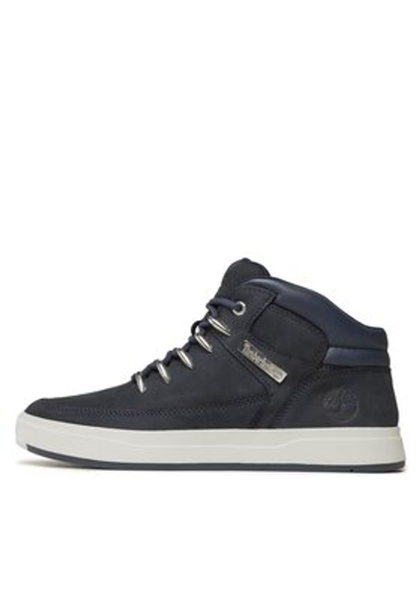 Timberland Sneakersy Davis Square Hiker TB0A2AQD0191 Granatowy. Kolor: niebieski. Materiał: skóra