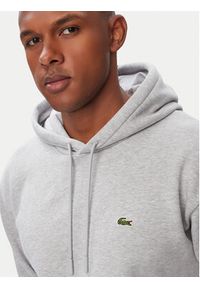 Lacoste Bluza SH8863 Szary jasny Relaxed Fit. Kolor: szary. Materiał: bawełna #5