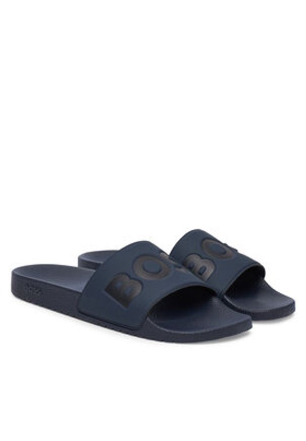 BOSS Klapki Aryeh 50536835 Granatowy. Kolor: niebieski. Materiał: syntetyk