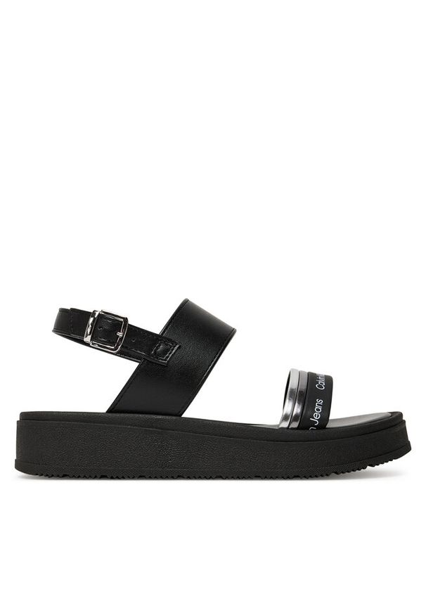 Sandały Calvin Klein Jeans. Kolor: czarny