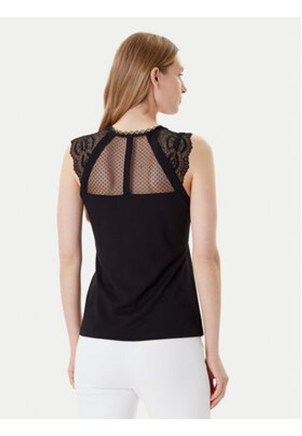 Morgan Bluzka 252-DEMYL Czarny Regular Fit. Kolor: czarny. Materiał: syntetyk