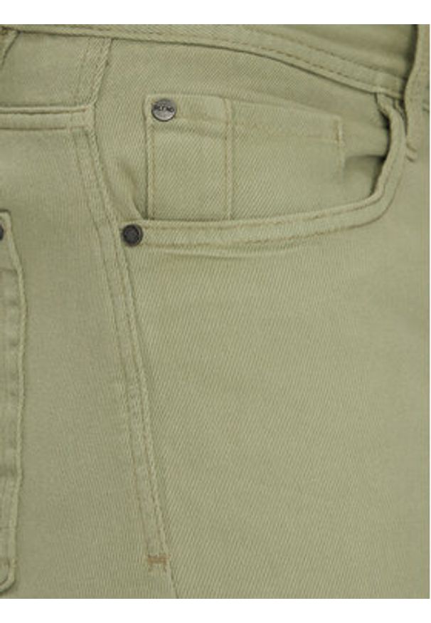 Blend Szorty jeansowe 20718128 Zielony Regular Fit. Kolor: zielony. Materiał: bawełna