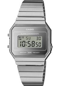 Zegarek Casio Vintage Zegarek damski Casio A700WEV-7AEF srebrny. Kolor: srebrny. Styl: vintage #1