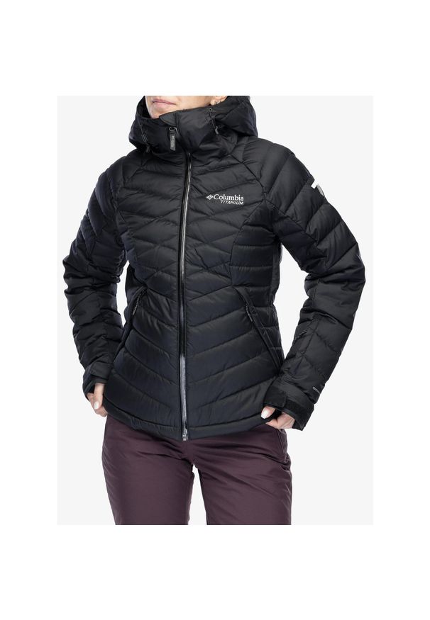 columbia - Kurtka puchowa damska Columbia Roaring Fork II Down Jacket. Kolor: czarny. Materiał: puch