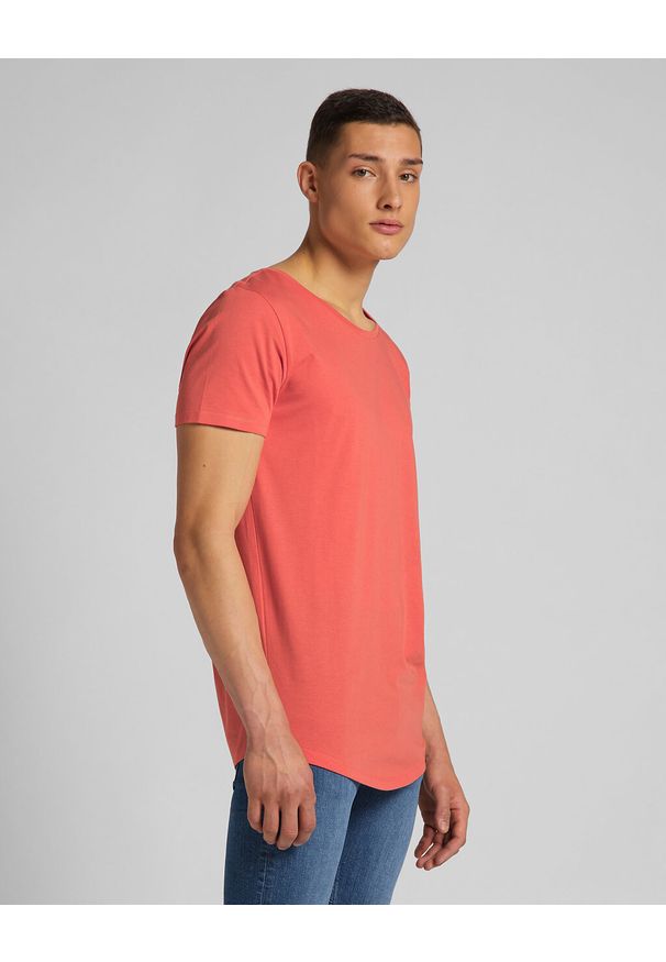 Lee - MĘSKI T-SHIRT LEE ELONGATED TEE WASHED RED L62JEPQM 112114659