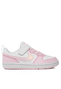 Nike Sneakersy Court Borough Low Recraft (PS) DV5457 105 Różowy. Kolor: różowy. Materiał: skóra. Model: Nike Court