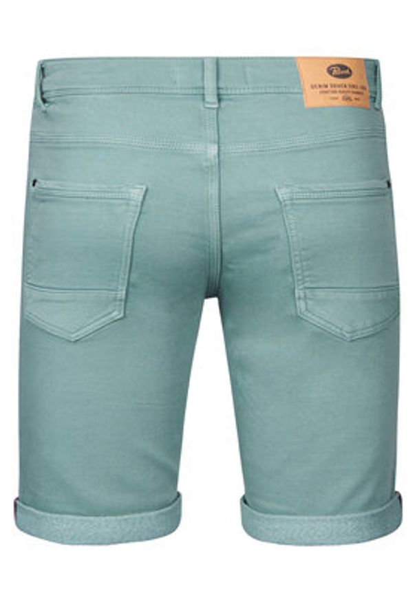 Petrol Industries Szorty jeansowe M-ROS-SHO005 Błękitny Slim Fit. Kolor: niebieski. Materiał: bawełna