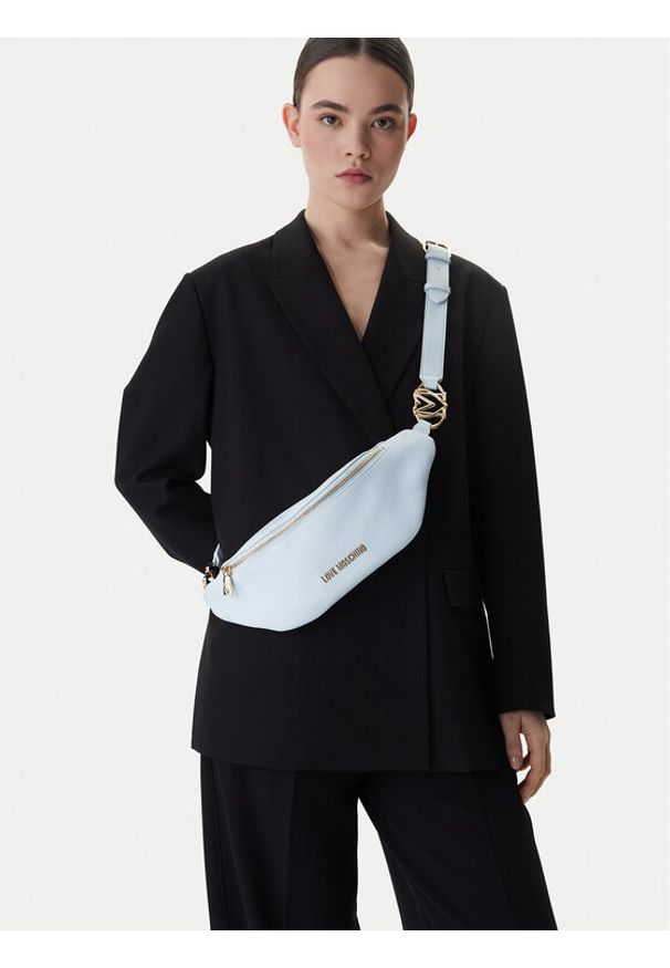 Love Moschino - LOVE MOSCHINO Nerka JC4010PP1OLB0701 Błękitny. Kolor: niebieski. Materiał: skóra