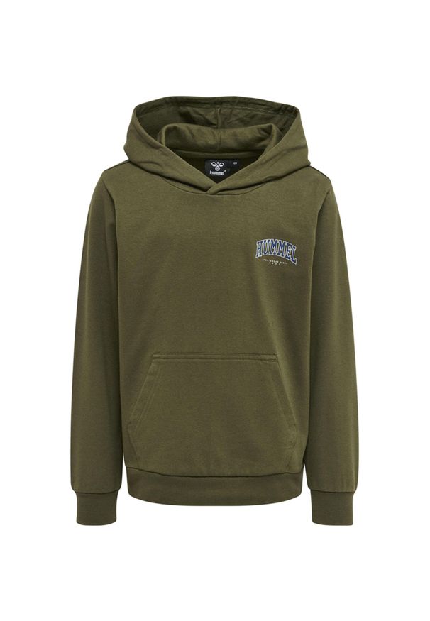 Bluza z kapturem dla dzieci Hummel Fast. Typ kołnierza: kaptur. Kolor: brązowy