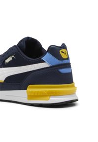 Buty do chodzenia męskie Puma Graviton. Kolor: biały, niebieski, żółty, wielokolorowy. Materiał: guma, syntetyk, tkanina, materiał. Sport: turystyka piesza