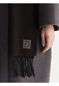 Calvin Klein Szalik Emblem LV04D8015G Czarny. Kolor: czarny. Materiał: kaszmir, materiał #3