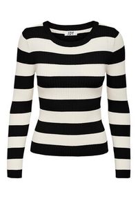 JDY Sweter 15277223 Beżowy Regular Fit. Kolor: beżowy. Materiał: wiskoza