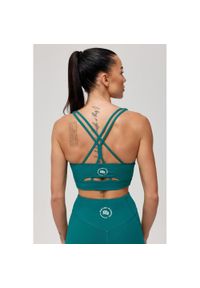 ROUGH RADICAL - Stanik sportowy fitness Rough Radical Noya Sports Bra. Kolor: zielony. Sport: fitness