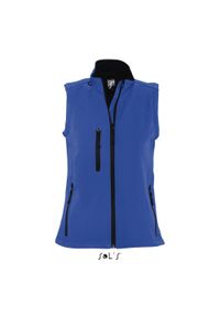 SOL'S - Damska kamizelka softshell sm Sol's Rallye. Kolor: niebieski. Materiał: softshell #1