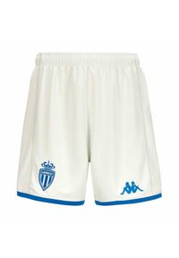 Kappa - Szorty AS Monaco Kombat Ryder Pro 2023/24. Kolor: szary, biały, niebieski, wielokolorowy. Sport: piłka nożna #1