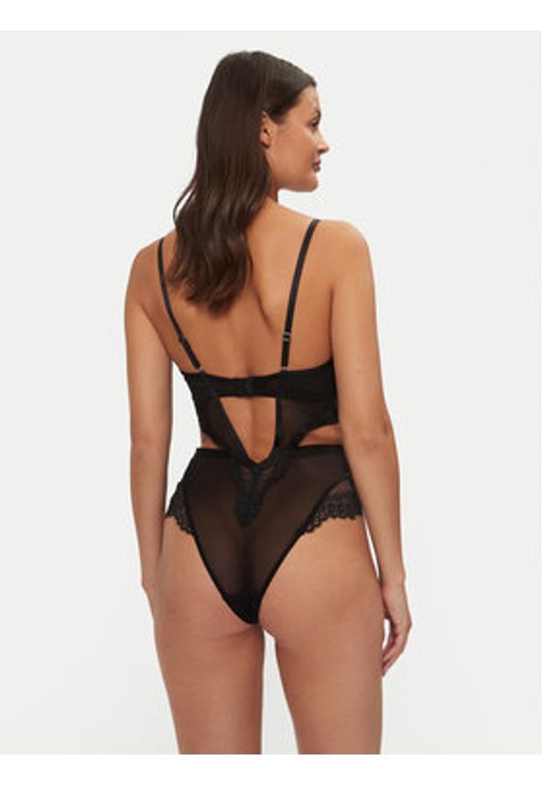 Hunkemöller Body Daisy 206242 Czarny. Kolor: czarny. Materiał: syntetyk