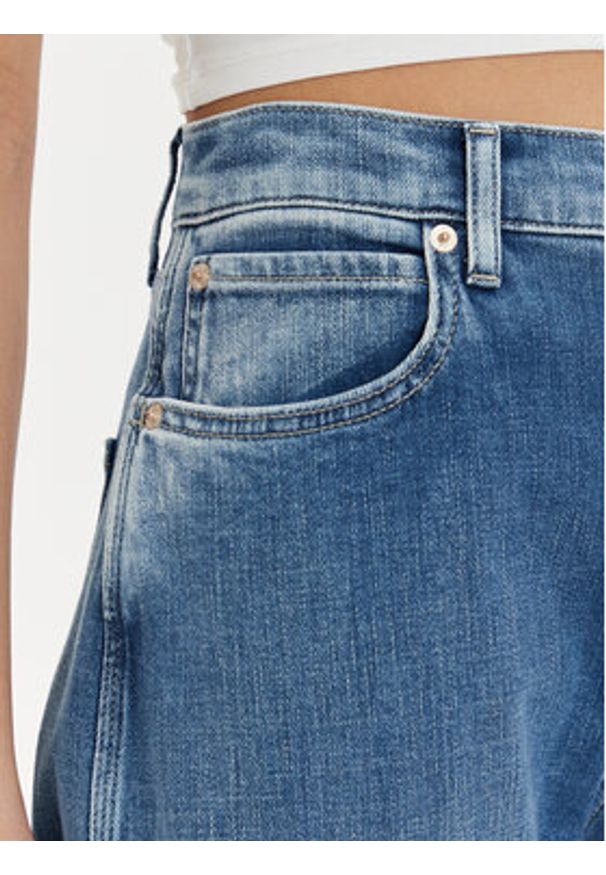 Replay Jeansy WB471.000.581 Niebieski Balloon Fit. Kolor: niebieski