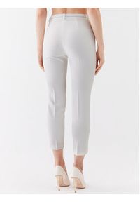 Elisabetta Franchi Spodnie materiałowe PA-080-32E2-V350 Biały Slim Fit. Kolor: biały. Materiał: syntetyk #2