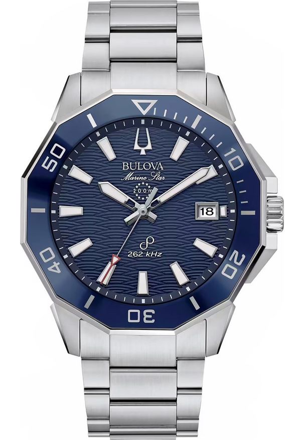 Zegarek Bulova Zegarek męski Bulova 96B433 srebrny. Kolor: srebrny