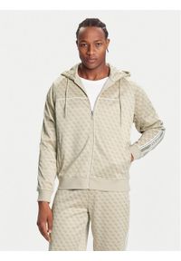 Guess Bluza Z5BQ13 K2042 Beżowy Relaxed Fit. Kolor: beżowy. Materiał: syntetyk #1