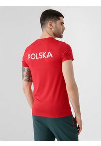 4f - Koszulka funkcyjna męska Polska - Tokio 2020. Kolor: czerwony. Materiał: materiał. Wzór: nadruk. Sezon: lato. Sport: fitness #2