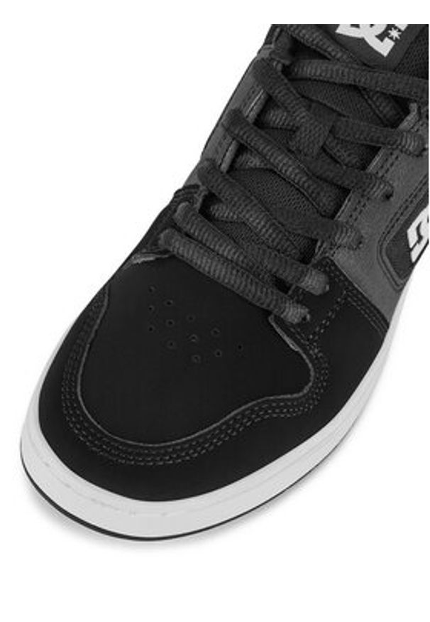 DC Sneakersy MANTECA 4 ADYS100765-BKW Czarny. Kolor: czarny. Materiał: skóra