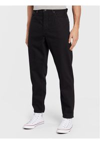 !SOLID - Solid Jeansy 21107174 Czarny Relaxed Fit. Kolor: czarny