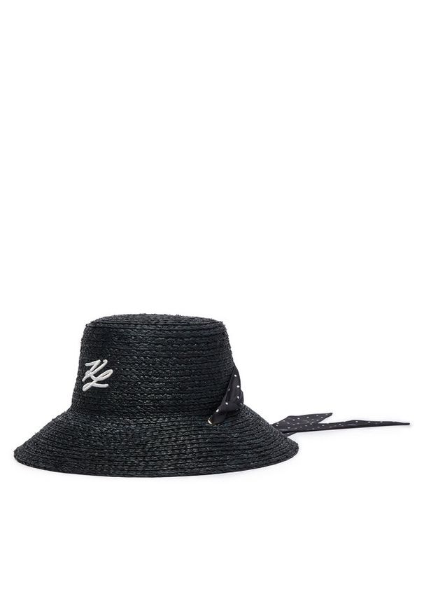 Karl Lagerfeld - Kapelusz KARL LAGERFELD. Kolor: czarny