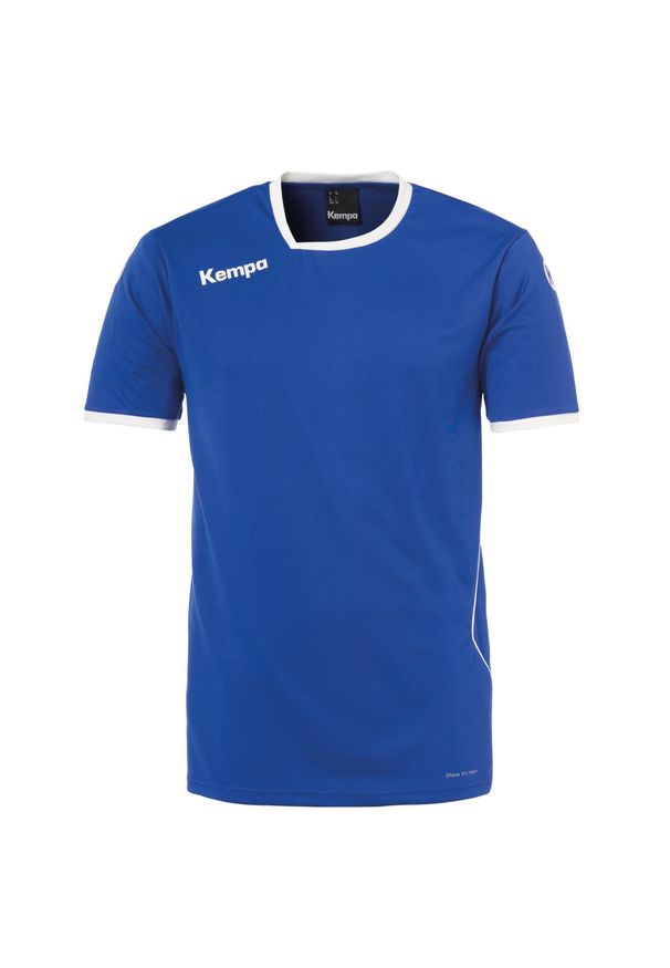 KEMPA - Koszulka dziecięca Kempa Curve. Kolor: wielokolorowy, niebieski, biały. Materiał: materiał. Sport: fitness