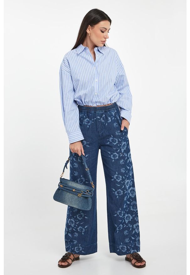 Pinko - Koszula damska w paski Cammie PINKO. Wzór: paski