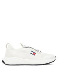 Tommy Jeans Sneakersy Tjm Runner Knitted EM0EM01580 Écru. Materiał: materiał